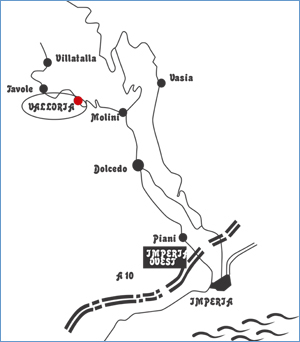 Visualizza la cartina per raggiungere Valloria